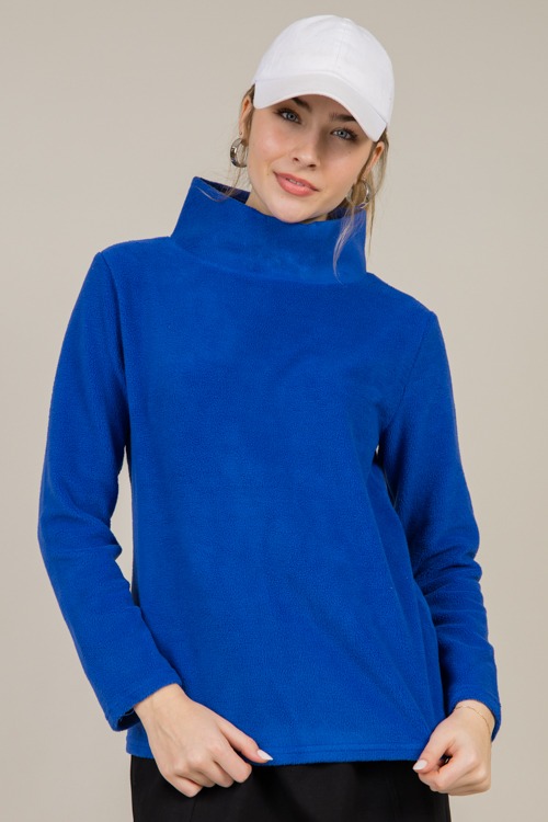 Fleece Mock Neck Pullover, Royal - 1217-108h.jpg