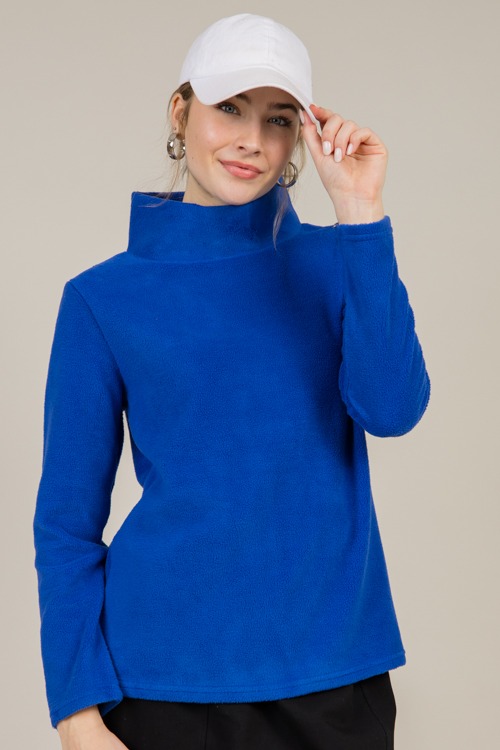 Fleece Mock Neck Pullover, Royal - 1217-109.jpg