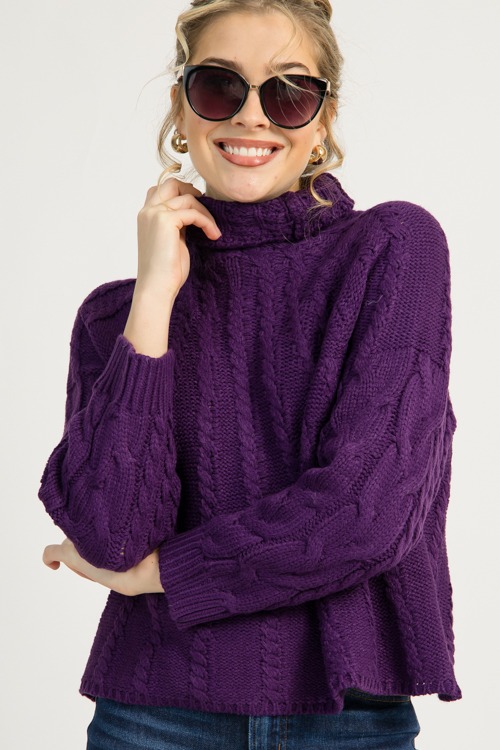 Carmen Cable Sweater, Purple - 1217-112p.jpg