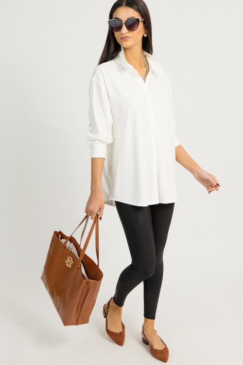 Jersey Knit Button Down, White - 1217-154h.jpg