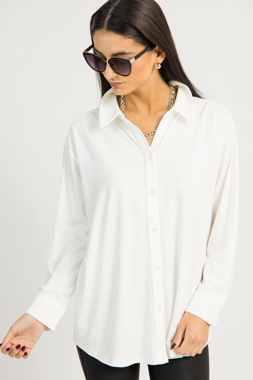 Jersey Knit Button Down, White - 1217-158.jpg