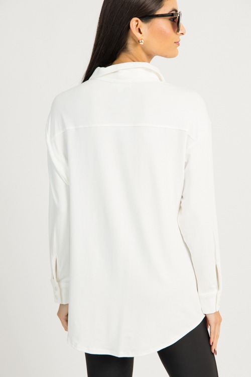 Jersey Knit Button Down, White - 1217-160.jpg