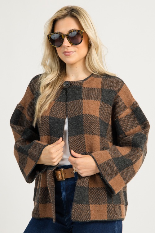 Penny Plaid Cardi, Brown - 1217-183.jpg