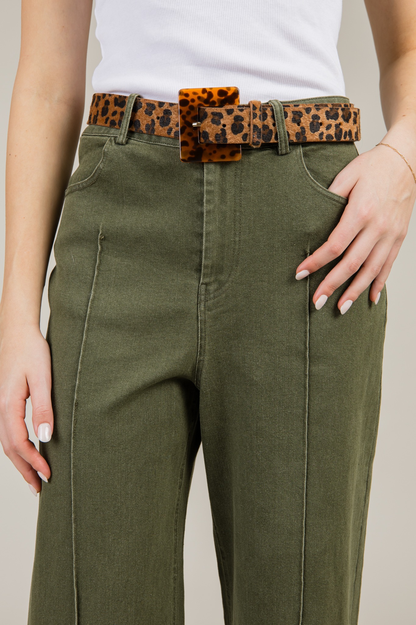 Camden Wide Leg Jeans, Olive - 1217-27.jpg