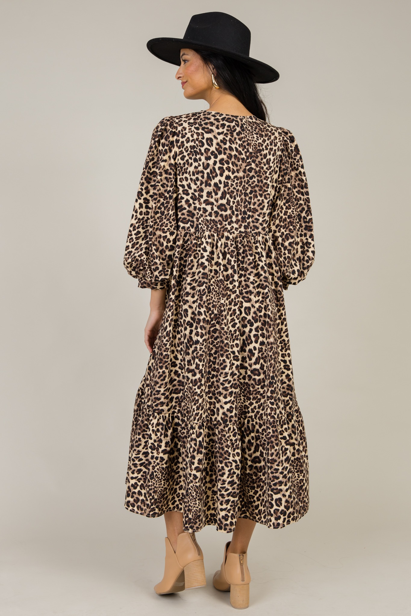 Leopard Bow Midi, Taupe - 1217-33.jpg