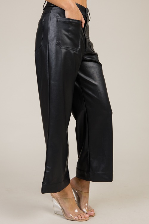 Patch Pocket Leather Pants, Black - 1217-34.jpg