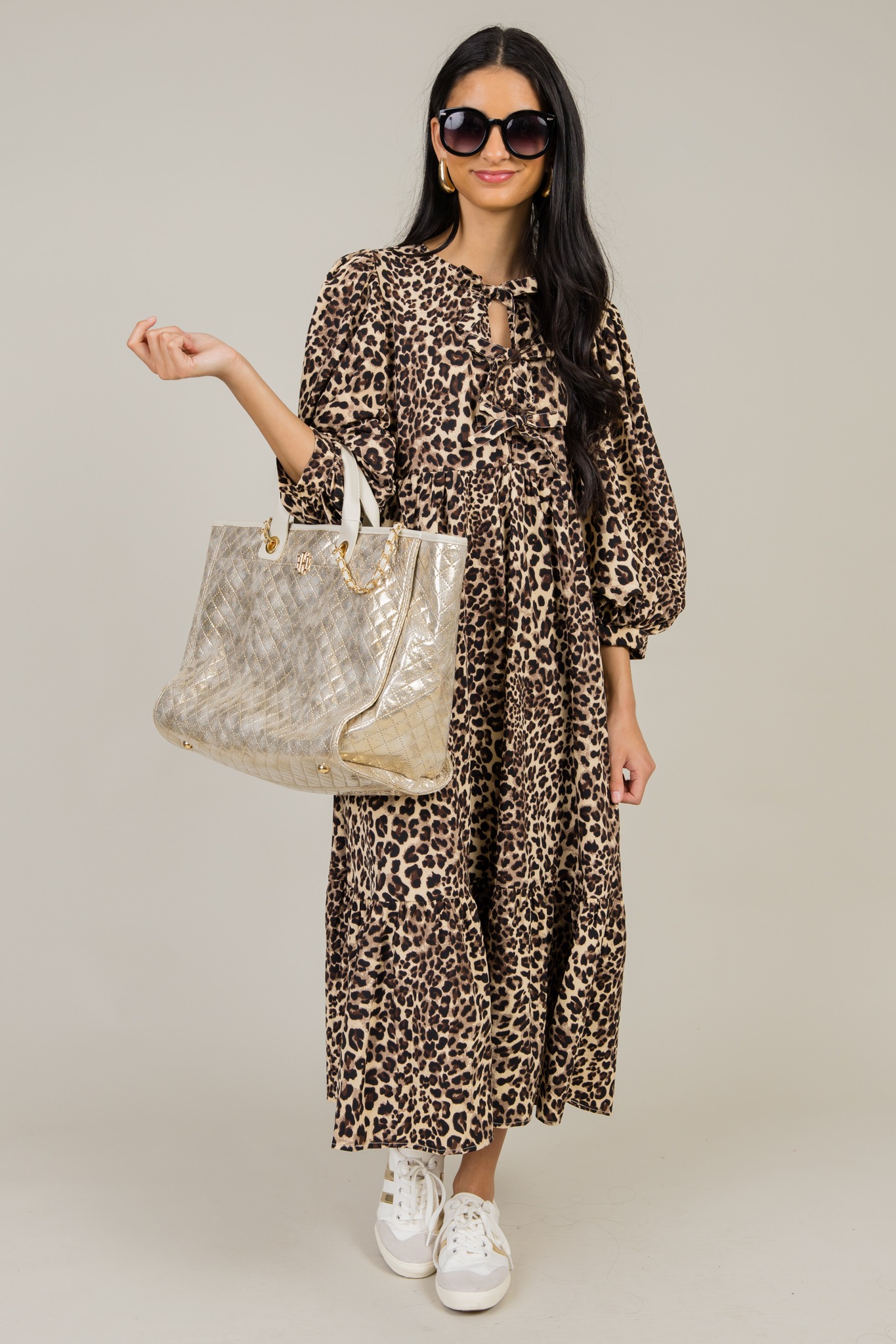 Leopard Bow Midi, Taupe - 1217-35.jpg