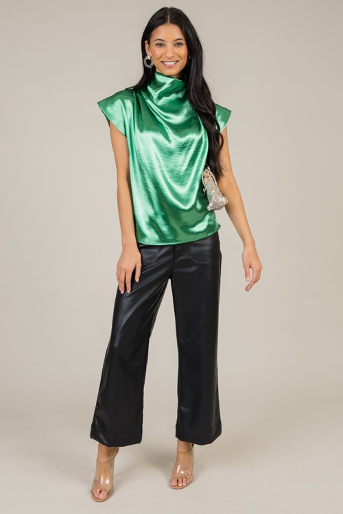 Cocktail Hour Blouse, Kelly Green - 1217-37h.jpg