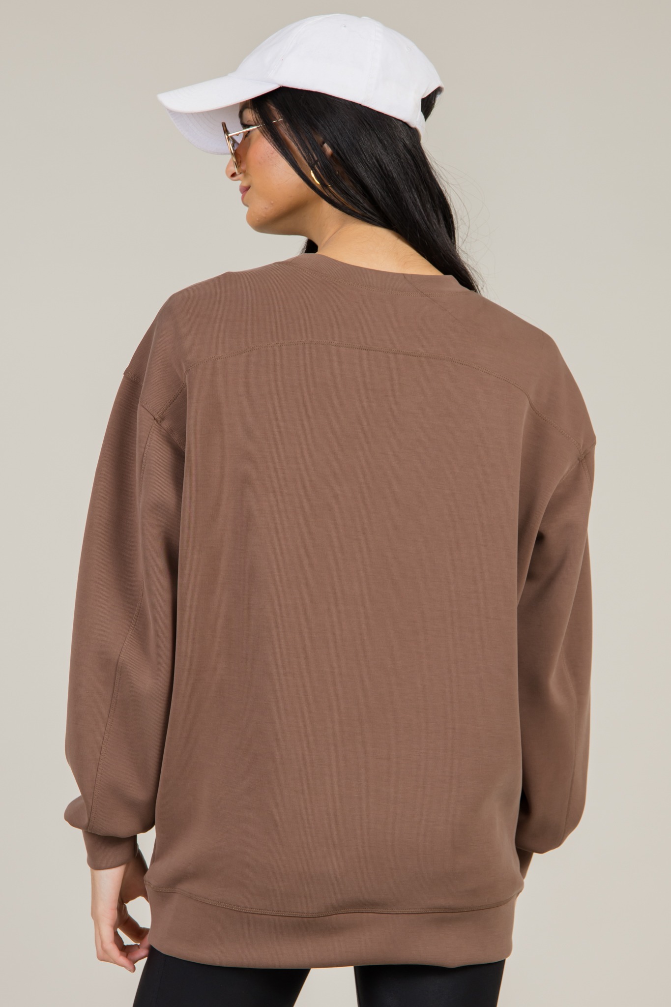 Oversized Creamy Crew Neck, Mocha - 1217-69.jpg