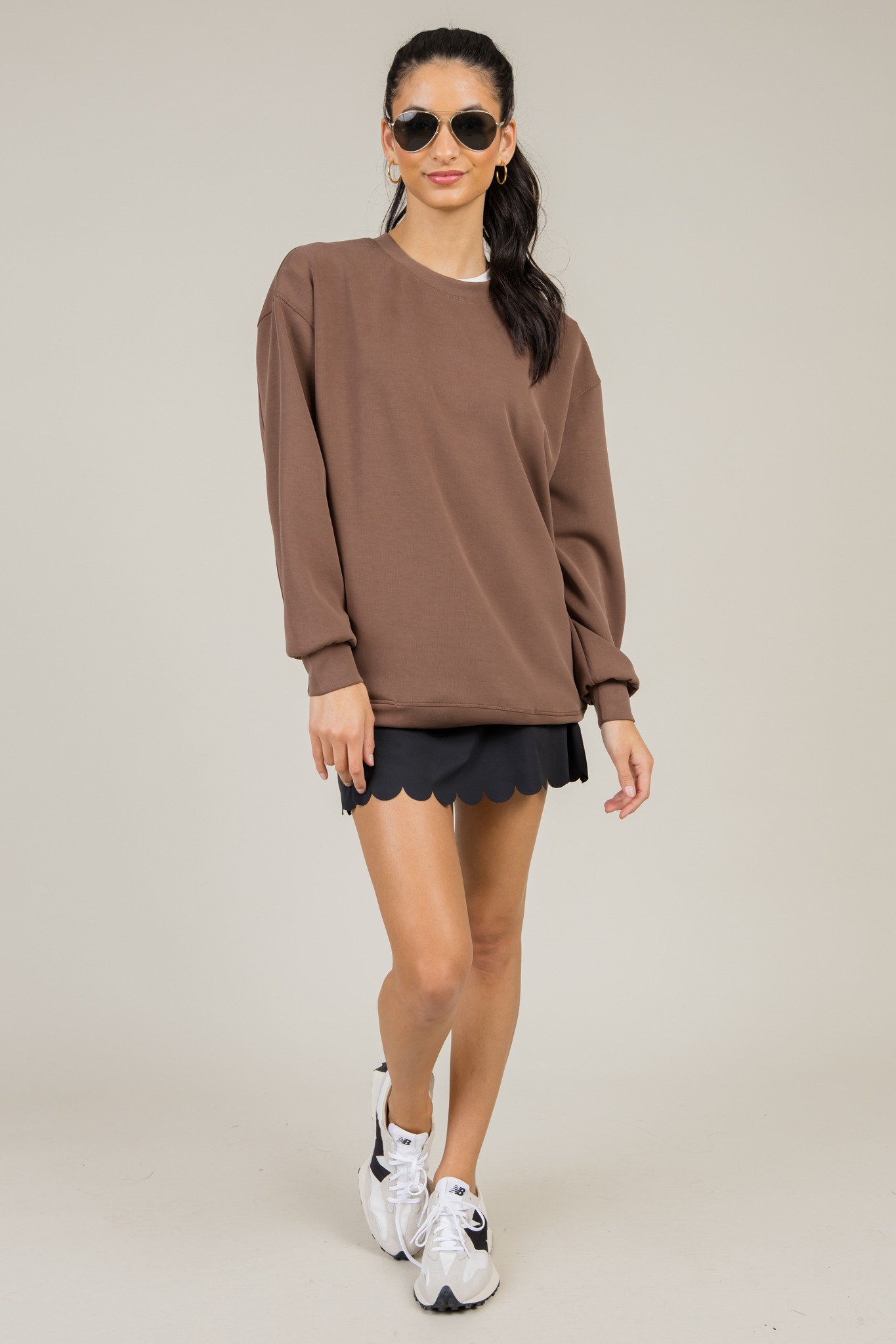 Oversized Creamy Crew Neck, Mocha - 1217-73.jpg