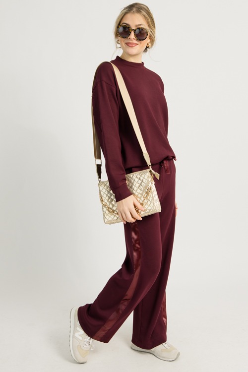 Satin Trim Modal Pants, Dk Cher - 1217-77h.jpg