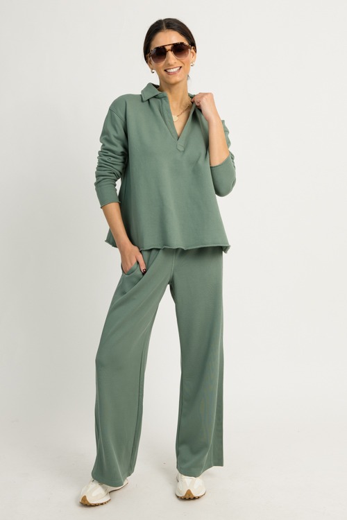 Collared Pullover Top, Pine - 1218-157.jpg