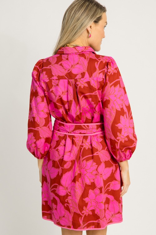 Raven Floral Dress, Burgundy Pink - 1218-34.jpg