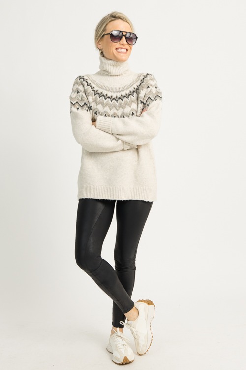 Ava Fair Isle Sweater, Khaki - 1218-34h.jpg