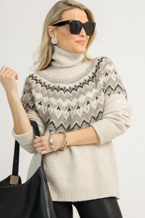 Ava Fair Isle Sweater, Khaki - 1218-35p.jpg