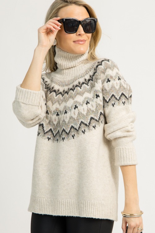 Ava Fair Isle Sweater, Khaki - 1218-38.jpg