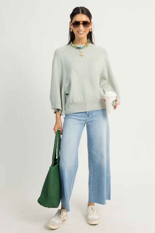 Raglan Sleeve Sweater, Sage - 1218-76h.jpg