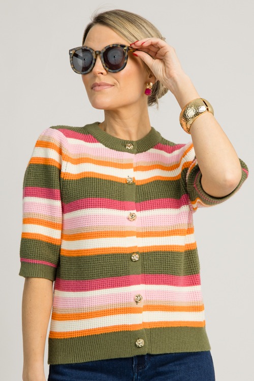 Multi Stripe Button Cardigan - 1218-99p.jpg