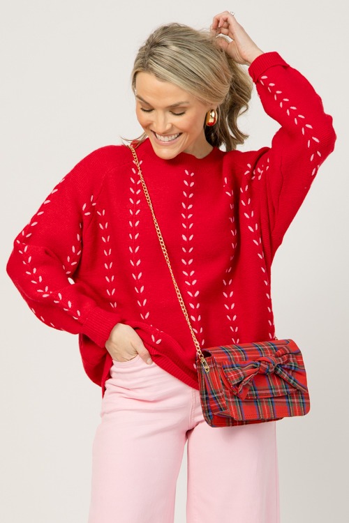 In Stitches Sweater, Red Pink - 1219-10P.jpg