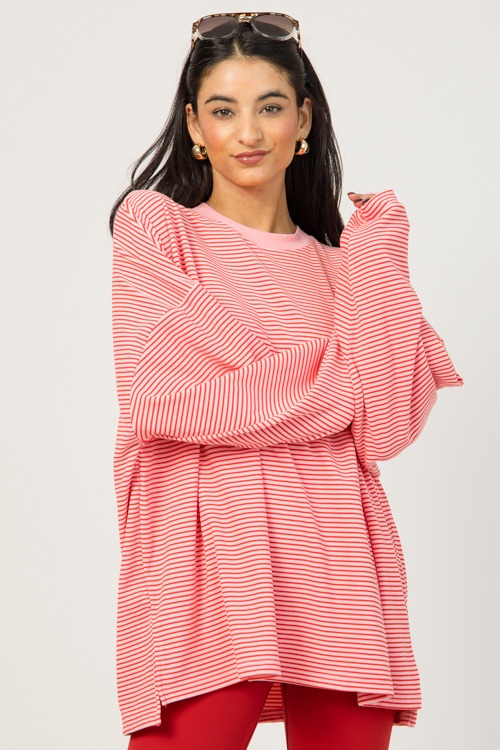 Cozy Fleece Pullover, Pink Stripe - 1219-110P.jpg