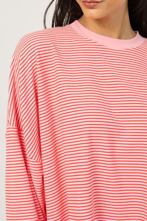 Cozy Fleece Pullover, Pink Stripe - 1219-116.jpg