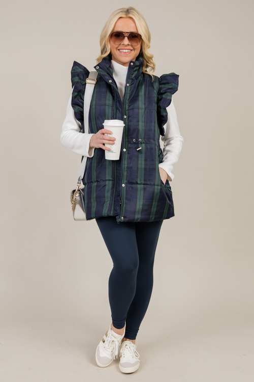 Plaid Ruffle Puffer Vest, Navy - 1219-24.jpg