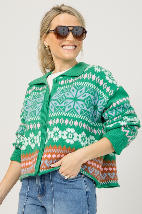 Cheery Button Sweater, Green Multi - 1219-26.jpg