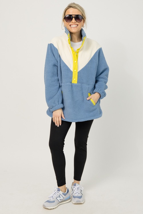 Colorblock Fleece Pullover, Denim - 1219-66P.jpg