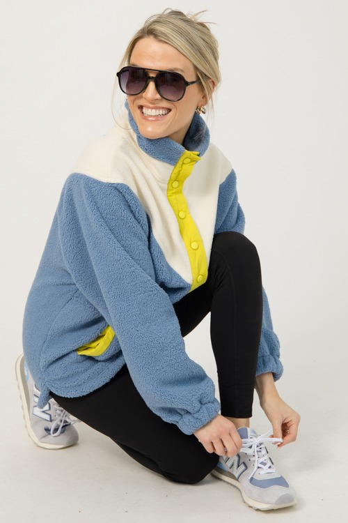Colorblock Fleece Pullover, Denim - 1219-67H.jpg
