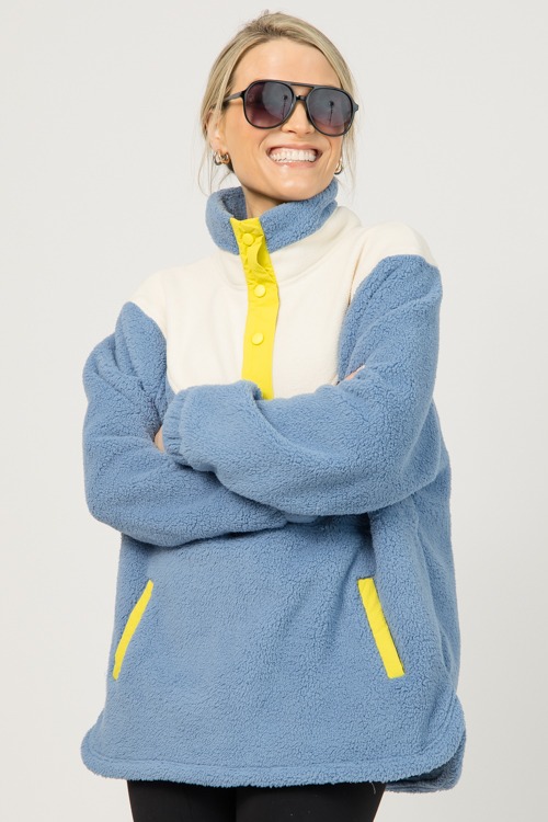 Colorblock Fleece Pullover, Denim - 1219-69.jpg