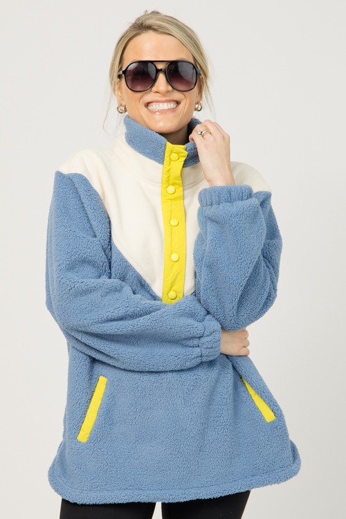 Colorblock Fleece Pullover, Denim - 1219-70.jpg
