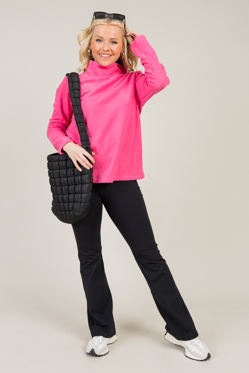 Fleece Mock Neck Pullover, Hot Pink - 1220-42H.jpg