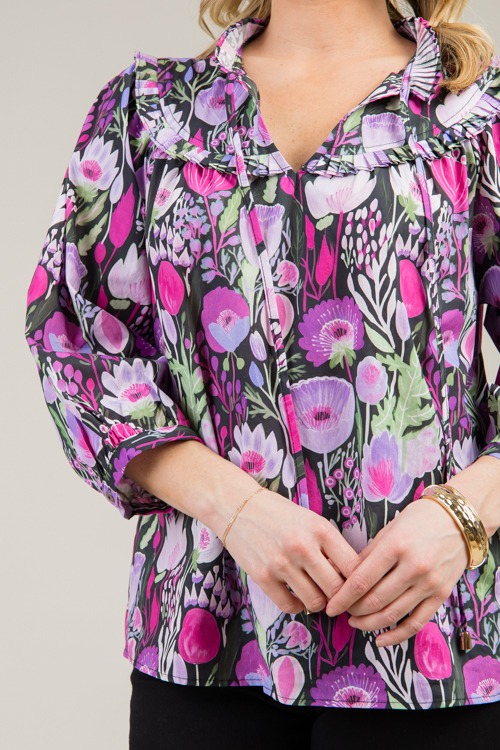 Poppies Poplin Blouse, Purple - 1220-59H.jpg