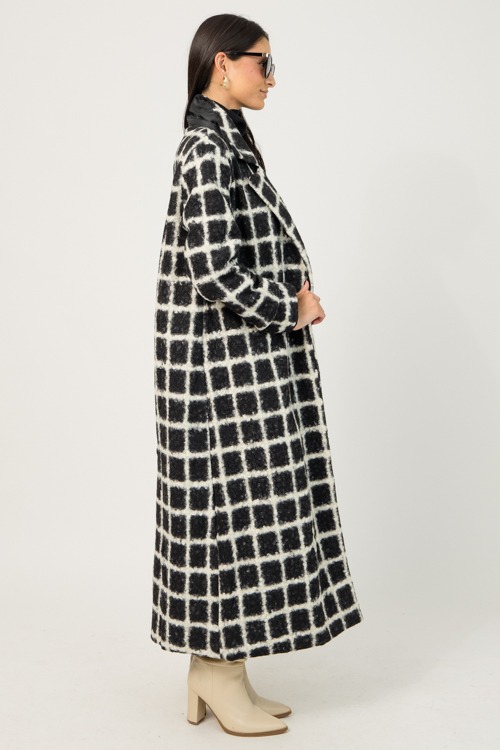 Amber Checkered Coat, Black/White - 1222-10.jpg