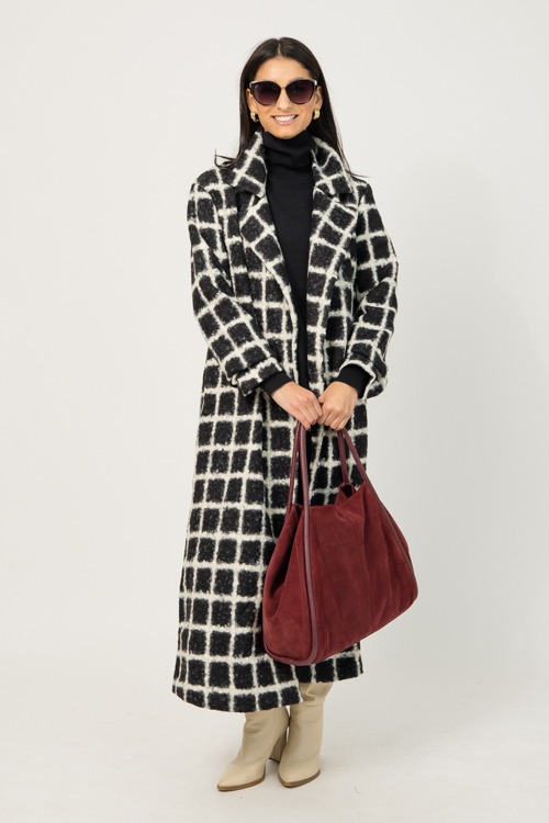 Amber Checkered Coat, Black/White - 1222-7.jpg