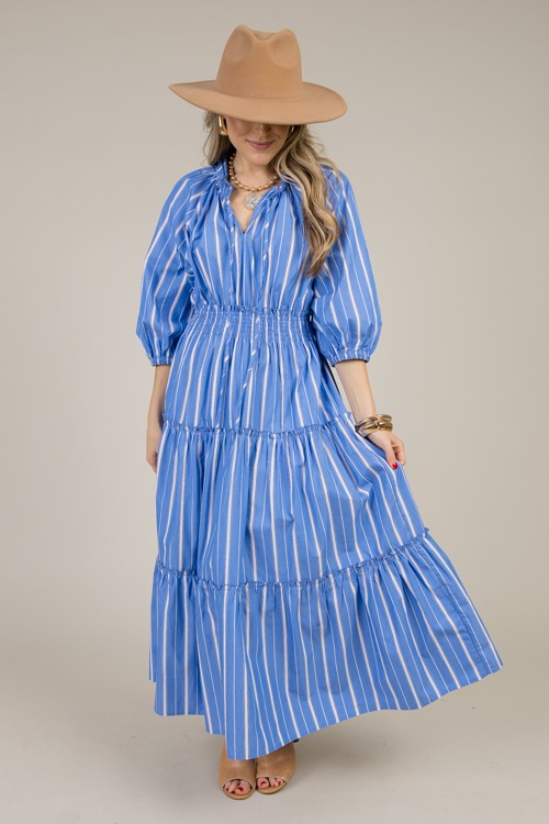 Mable Stripe Midi, Blue/Indigo - 1223-109.jpg