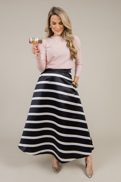 Sleek Stripe Full Midi Skirt - 1223-137.jpg