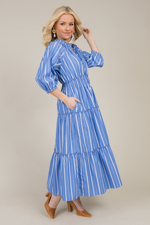 Mable Stripe Midi, Blue/Indigo - 1223-2h.jpg