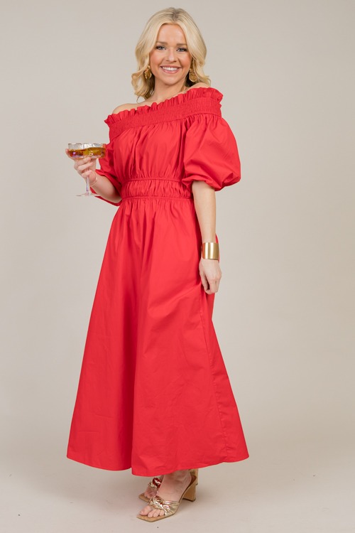 Tawney Off Shoulder Maxi, Red - 1223-31h.jpg