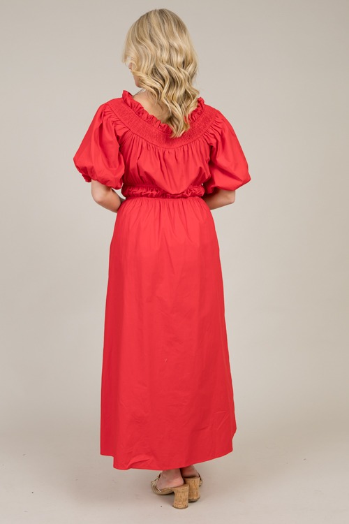 Tawney Off Shoulder Maxi, Red - 1223-32.jpg