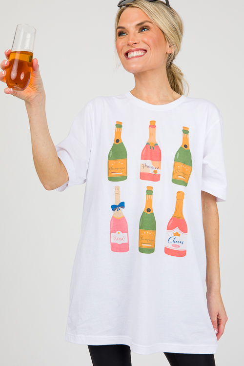 Champagne Probs Oversized Tee