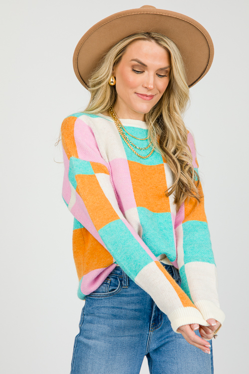 Block Party Sweater, Multi