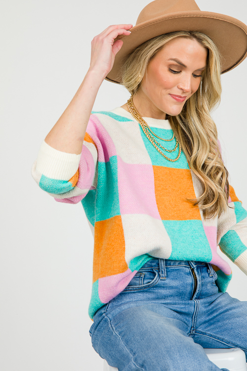 Block Party Sweater, Multi