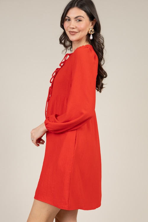 Danielle Babydoll Dress, Red - 1230-119.jpg