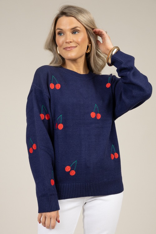 Cherry Embroidery Sweater, Navy - 1230-127.jpg