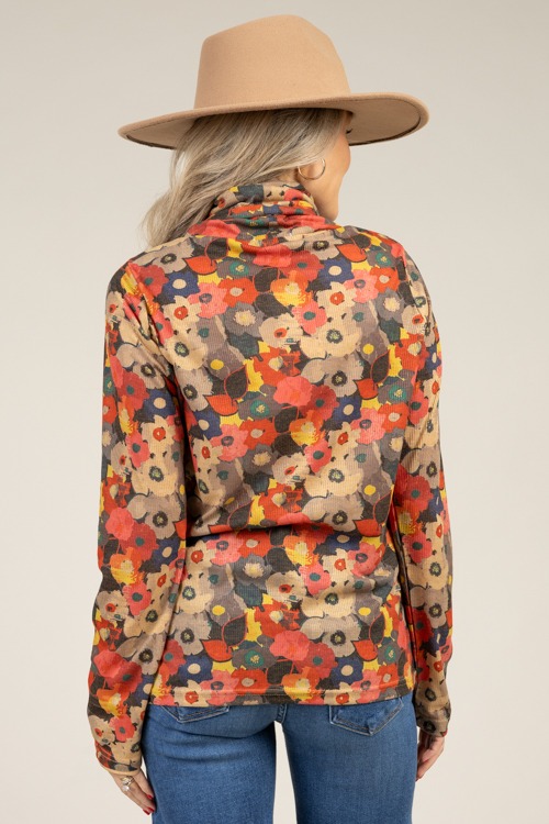 Floral Print Rib Turtleneck - 1230-21.jpg