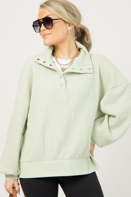 Waffle Knit Pullover, Sage - 1230-25.jpg