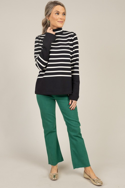 Raw Hem Crop Flares, Green - 1230-45.jpg