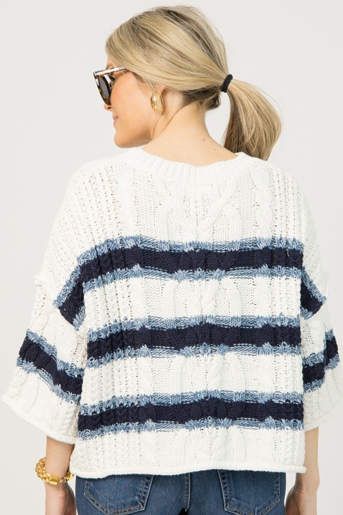 Willow Knit Sweater, White/Navy - 1230-78.jpg