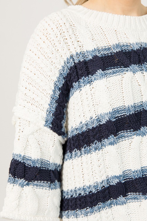 Willow Knit Sweater, White/Navy - 1230-79.jpg